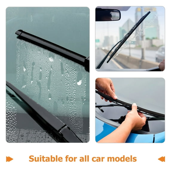 LEXSOMEO 10pcs Rubber Refill Windshield Wiper Rubber Inserts Windshield Wiper Refills Replacements