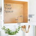 thumbnail image 4 of HOLDN’ STORAGE Pull-Out Cabinet Spice Rack Organizer, Heavy-Duty Chrome Metal, 4 ½ W x 10 ½ D x 2 ¾ H Inch, 4 of 6