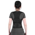 thumbnail image 4 of Back Men Women Elastic Adjustable Shoulder Brace Waist Belt Back Support Posture Corrector, 4 of 7