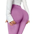thumbnail image 4 of Xuanfei Women High Waisted Butt Lift Tummy Control Workout Leggings, 4 of 7