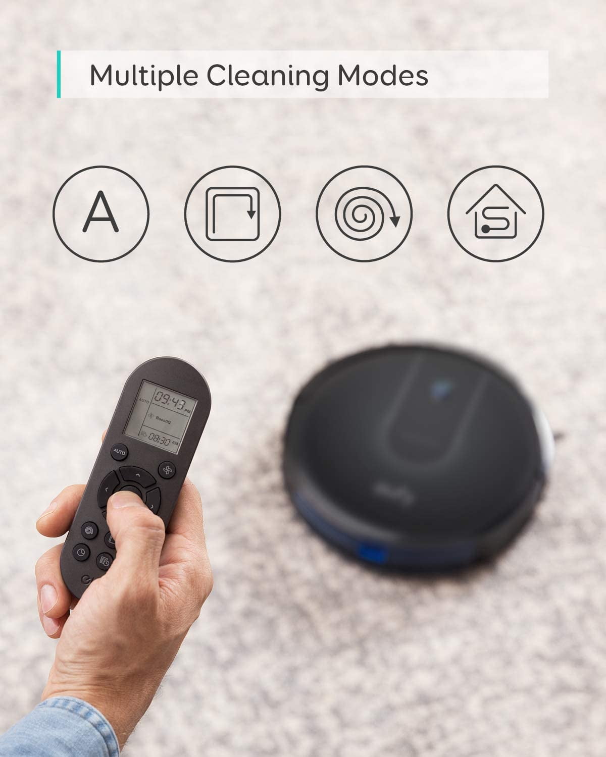 Anker eufy BoostIQ RoboVac 11S Plus, Upgraded, Super-Thin, 1500Pa Strong Suction, Quiet, Self-Charging Robotic Vacuum Cleaner, Cleans Hard Floors to Medium-Pile Carpets, Black