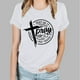 thumbnail image 1 of Fiudx Ofertas y Liquidaciones Tops con Estampado de Moda para Mujer, Blusa de Manga Corta con Cuello Redondo, Camisetas, 1 of 4
