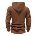 thumbnail image 4 of pstuiky camisa de manga larga para hombre, Blusa informal holgada de color liso con botones y cordón de moda para hombre, de manga larga, con capucha camisetas de hombre xxl, 4 of 9