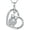 Skull, variant on Ghost Necklace Black Cat Necklace 925 Sterling Silver Ghost Black Cat Halloween Jewelry for Women