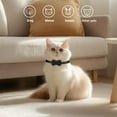 thumbnail image 3 of Cat Tracker,Tracking Pet Collar with IP53 Waterproof Finder Tag Case,No Monthly Fee Cat Tracker Compatible with Apple Find My (iOS Only),Breakaway Cute Bow Design,Black, 3 of 9