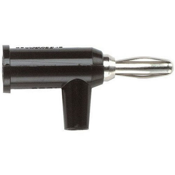 Pomona 1825-0 Banana Plug With Safety Collar, Solderless, 10 Pcs - 1825-0