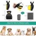 thumbnail image 2 of Recogida portátil de residuos de inodoro para mascotas con dispensador de bolsas, recogida de residuos sanitarios para perros y gatos (1 pieza, amarillo), 2 of 5
