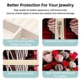 thumbnail image 3 of Valentine's Day Portable Square Jewelry Box Earrings Necklaces Bracelets Organizer for Girls and Women, 3 of 6