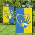 thumbnail image 6 of Flagwix Stand With Ukraine Flag Peace Not War DHP3415F Ukraine Flags, Indoor Outdoor Decoration - House Flag (29.5" x 39.5"), 6 of 6