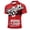 Red, variant on 2026 Soccer Cup Jersey for Men, Polo Collar Short Sleeve Country Flag & Ball Graphic Top - Moisture-Wicking Fan Tee for Stadium & Daily Outings Black L