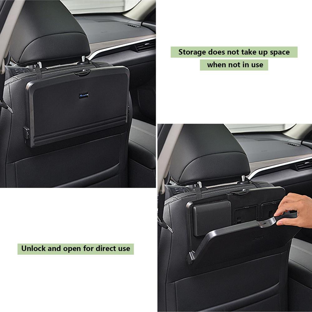 Car Multifunctional Folding Backseat Organizer And Tray Desk With Cup  Holder Car Travel Table - Temu