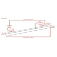 thumbnail image 2 of CKP #1700 Empire Collection 12 in. (305mm) Appliance Pull, Satin Brass, 2 of 4
