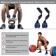 thumbnail image 5 of Par De Muñequeras Straps Para Gym Crossfit Pesas Correa De Soporte Azul, 5 of 7