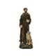 Northlight 12" St Francis d'Assis avec Loup et Colombes Blanches Figure Religieuse – image 1 sur 1