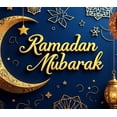 thumbnail image 4 of Ramadan Mubarak Lantern Background Banner Celebration Eid Backdrop Party Decoration Festival Muslim Décor Islamic Event Props Wall Decor, 4 of 4