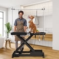 thumbnail image 3 of Pefilos 50" Heavy Duty Electric Lifting Pet Dog Grooming Table for Large Dogs with Powerful Motor, Height Adjust from 8" up to 36'', Black, 3 of 12