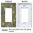 thumbnail image 3 of Yayeee Rocker Switch Wall Plate 1-Gang 4.6"x2.9" Home Decorative Outlet Cover, Cartoon Guitar Pattern, 3 of 6