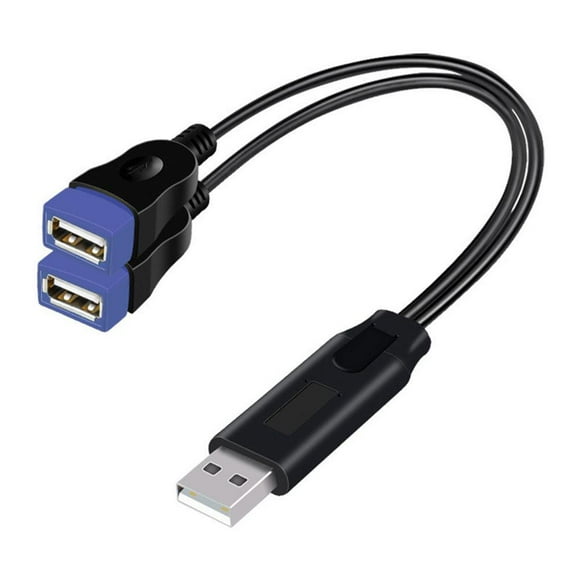 UOYOTT USB Cable Splitter Phone Charger Power Adapter Cord Ports to 1 Male 2 Fema