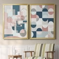 thumbnail image 2 of 2 Piece Set Modern Geo Premium Framed Canvas - Ready to Hang - 26.5 x 36.5 Each - Silver Frame, 2 of 8