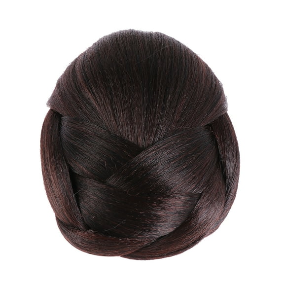 Synthetic Fiber Hair Extension Chignon Jaw Clip Bun Wig Hairpiece for Bridal Girls