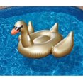 thumbnail image 3 of Swimline Giant Inflatable Ride-On 75-Inch Golden Swan Float For Pools | 90701, 3 of 5