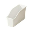 thumbnail image 2 of Plastic Storage Box Multi Functional Storage Box with Pulley 36.5x13.2x20.2cm Large Capacity Plastic Basket for Home Organization,White 1Pcs JASKFLY, 2 of 8