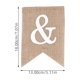 thumbnail image 2 of unbranded Banner Colgante Vintage Mr Y Mrs En Arpillera Para De Bodas Y Celebraciones, 2 of 8
