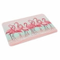 thumbnail image 2 of Pink Flamingo Door Mat&nbsp;Indoor Outdoor Entrance, Non Slip Rug for Kitchen Bathroom Entryway Rug, Summer Tropical Flamingo Hawaii Animals Washable Doormat Floor Mat for Office 24x36 Inch, 2 of 8