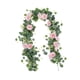 thumbnail image 1 of Guirnalda de rosas artificiales, enredaderas artificiales, plantas colgantes, flores de , enredaderas, guirnaldas para chimeneas navideñas,, 1 of 9