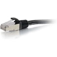 thumbnail image 1 of C2G 00810 Cat6 Cable - Snagless Shielded Ethernet Network Patch Cable, Black (3 Feet, 0.91 Meters), 1 of 3