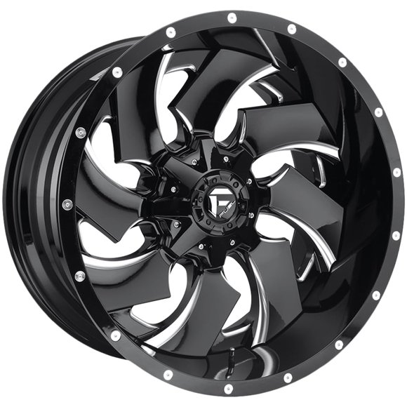 FUEL OFF-ROAD D574 CLEAVER 18X9, 5X4.5/5.0, 4.53, -12mm GLOSS BLACK MILLED - D57418902645