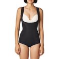 thumbnail image 2 of Flexees Maidenform Women's Shapewear Romper, Modern Black, Small, 2 of 4