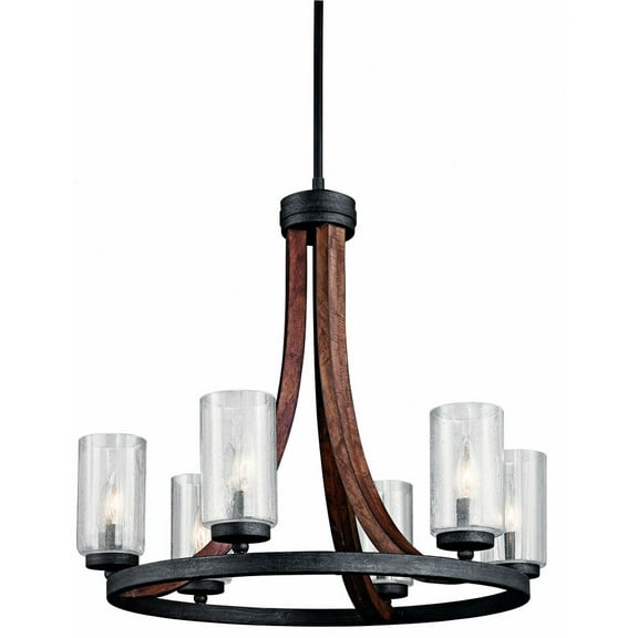 Kichler Lighting - Six Light Chandelier - Chandelier 1 Tier Medium - Rustic