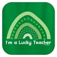 thumbnail image 2 of St Patricks Day Teacher Shirt For Women I'm A Lucky Teacher Short Sleeve T-Shirt Large Green, 2 of 3