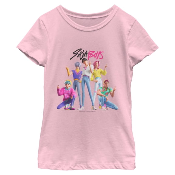Girls Kpop Demon Hunters Saja Boys Classic Poses T Shirt