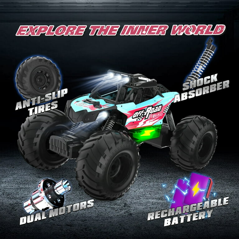 1:10 Scale RC Monster Truck with LED Lights photo 6