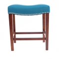 thumbnail image 4 of Leather Backless Barstool,Counter Stools 2 pcs Set, 4 of 9