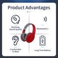 thumbnail image 4 of BZPIZ Earphones Wireless Bluetooth,Noise Cancelling Headphones,Earbuds Bluetooth 5.3 Headphones Touch Control,Bluetooth Ear Buds Compatible with iPhone and Android, 4 of 6