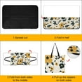 thumbnail image 4 of Colorful Floral Bohemia Picnic Blanket Waterproof Outdoor Beach Blanket Hand-held Pad Suitable for Travel, Camping, Beach, Family Gatherings, 4 of 8