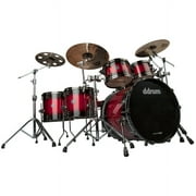 dDrum 10th Anniversary 5-Piece Maple/Alder Complete Drum Set - Red Sparkleburst