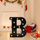 thumbnail image 4 of Eyfqtcs Letras Led Luces Nocturnas Alfabeto Símbolo Signo Lámpara Hogar Boda Decoración (B), 4 of 9