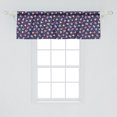 thumbnail image 2 of Ambesonne Dessert Window Valance, Rain Cupcakes, 54" X 18", Multicolor, 2 of 3