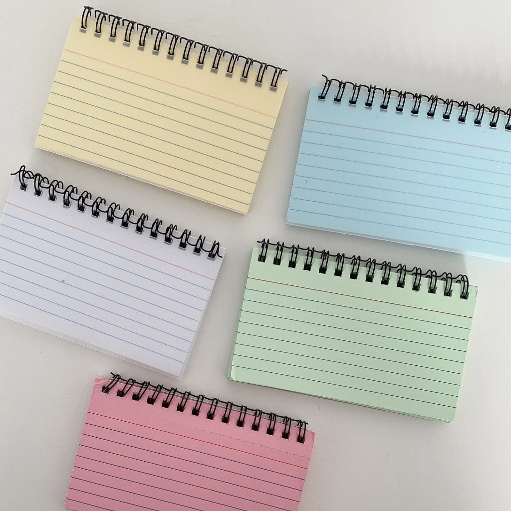 8Pcs Coil-binding Notepads Small Notebook Colorful Notepads Lined Notepads 5x3''
