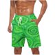 thumbnail image 1 of Pantalones Cortos para Hombre de Cintura Elástica con Bolsillos Pantalones de Playa de Impresión Casual, Poliéster Ligero de Moda para la Primavera Verano Al Aire Libre Y el Uso Diario, 1 of 4