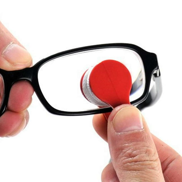 Portable Multifunction Microfiber Glasses Soft Brush brush; Soft glasses Spectacles Cleaner Tool Random Color