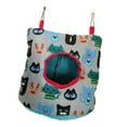 thumbnail image 2 of Warm Parrots Hammock Small Bed For Parrot Birds Hamster Rat Animals Print-L,, 2 of 6