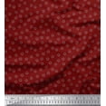 thumbnail image 1 of Soimoi polyester Crepe Fabric Cosmos Floral Print Fabric by Yard 42 Inch Wide, 1 of 3