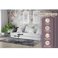thumbnail image 3 of L'Baiet Scarlett Abstract Washable Area Rug Grey 4' x 6' Medium Rugs Carpet for Living Room, Bedroom, Kitchen, Entryway, Nursery, Playroom, Office | Boho Aesthetic Modern Colorful Home Decor, 3 of 6