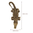 thumbnail image 2 of WASHWEPE 2Ud Charm De Latón Para Pulseras Y Collares Con De Cocodrilo Dorado, 2 of 7