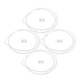 thumbnail image 5 of unbranded 4 Pcs Basketball Net Stringing 180.00X0.30X0.30CM Silver, 5 of 8